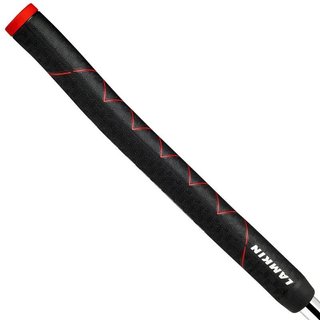 Lamkin SINKFIT Rubber Straight puttergrepp, STANDARD, svart/röd