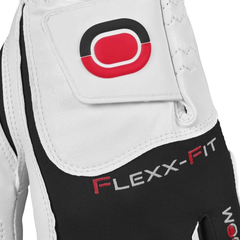 Zoom Zoom Hybrid herr golfhandske, vit/svart/röd