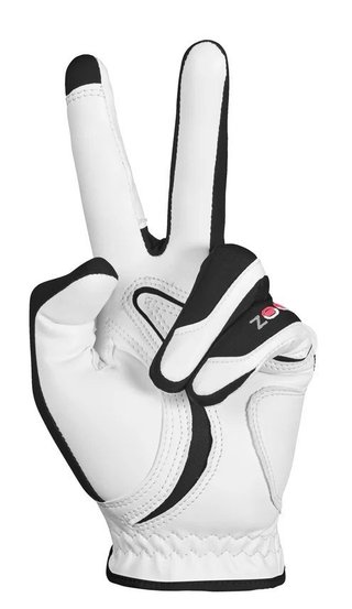 Zoom Zoom Hybrid damgolfhandske, vit/svart