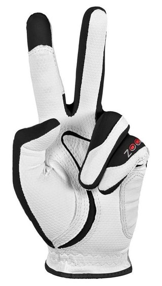 Zoom Zoom Weather Junior golfhandske, vit/svart