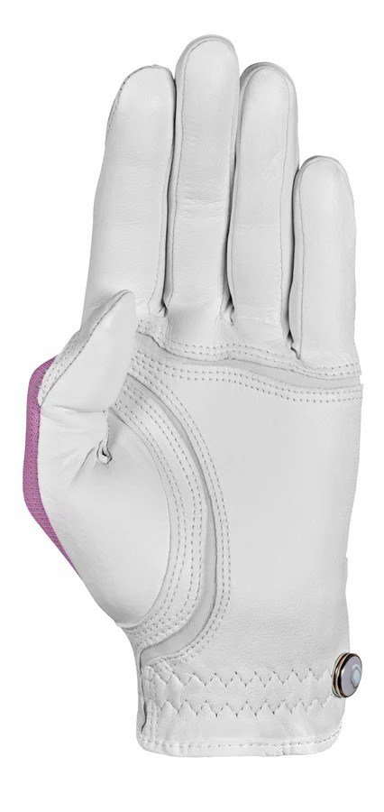 Zoom Zoom Sun Style damgolfhandske, vit/rosa