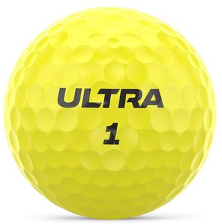 Wilson Ultra Distance golfbollar, gula