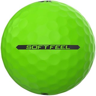 Srixon Soft Feel Brite golfbollar, gröna