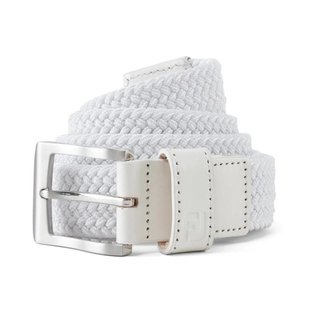 FootJoy Braided herr bälte, vitt