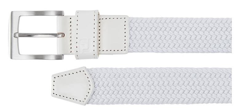FootJoy Braided herr bälte, vitt