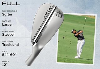 Cleveland RTX 6 ZipCore Tour Satin herr wedge, stål