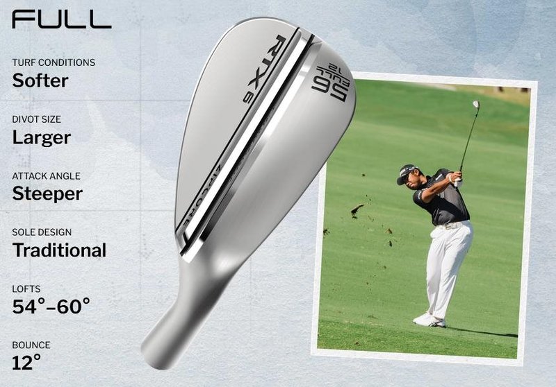 Cleveland RTX 6 ZipCore Tour Satin herr wedge, stål