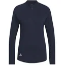 Adidas Solid Quarter Zip damtröja med lång ärm, collegiate navy