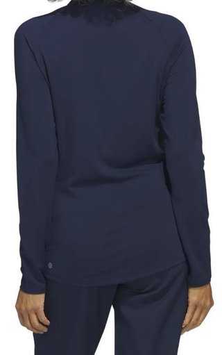 Adidas Solid Quarter Zip damtröja med lång ärm, collegiate navy