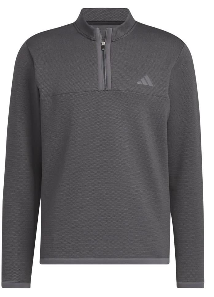 Adidas Microdot 1/4 herr sweatshirt, svart/vit