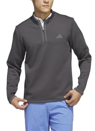 Adidas Microdot 1/4 herr sweatshirt, svart/vit