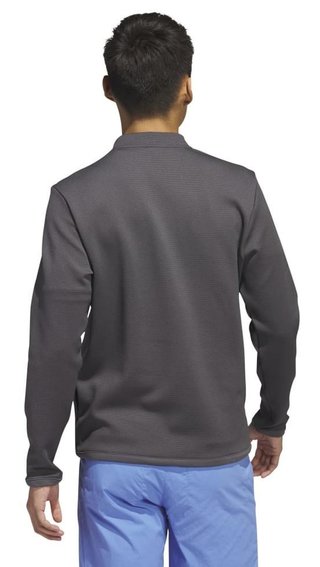Adidas Microdot 1/4 herr sweatshirt, svart/vit
