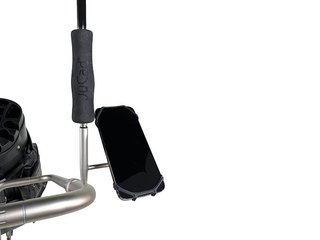 JuCad smartphone holder med paraplyhållare, titanium