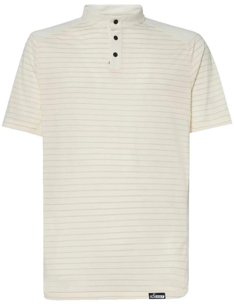 Oakley Fringe Stripe herr polo, arctic white