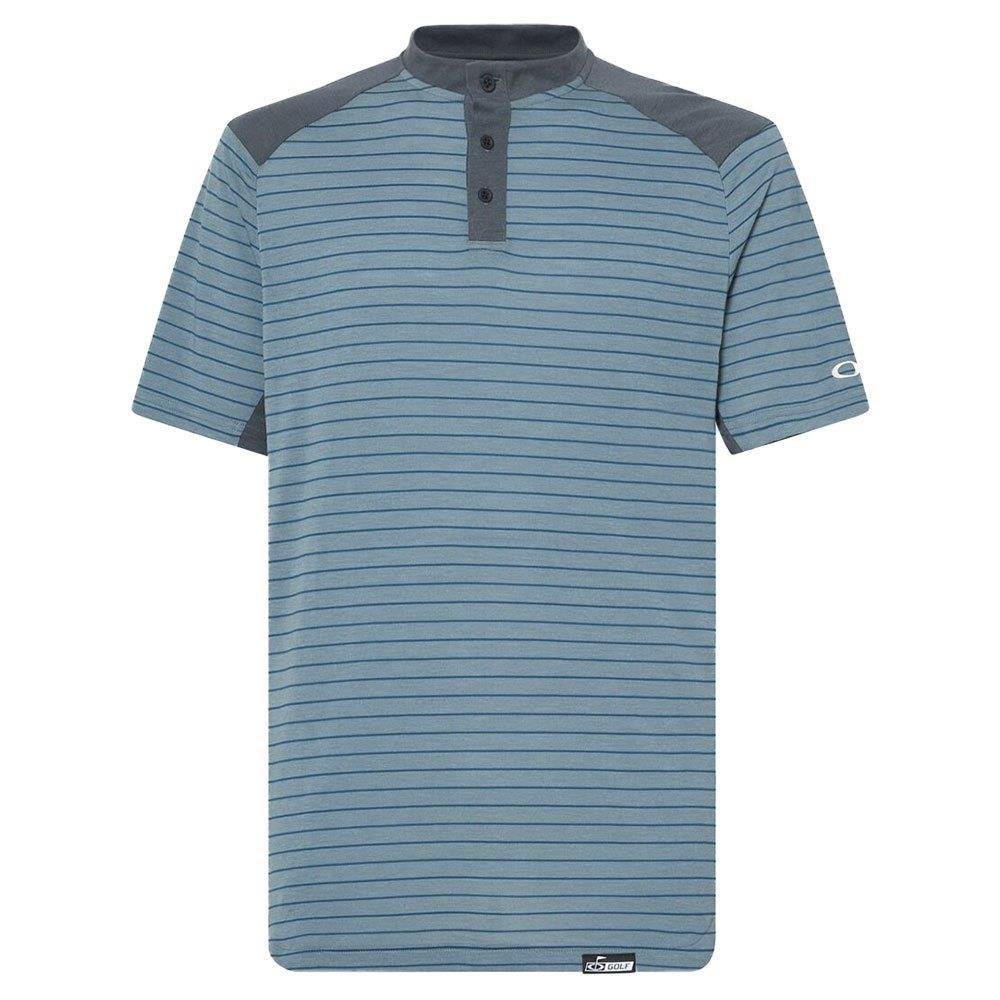 Oakley Fringe Stripe herr polo, dark slate