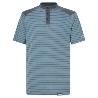 Oakley Fringe Stripe herr polo, dark slate