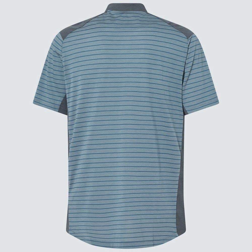 Oakley Fringe Stripe herr polo, dark slate
