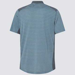 Oakley Fringe Stripe herr polo, dark slate