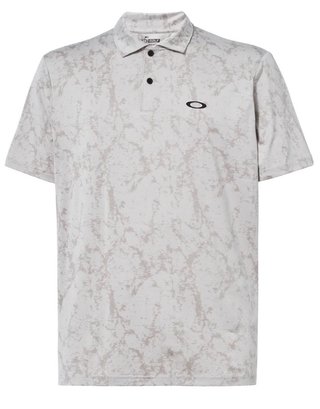 Oakley Marble Jaquard herr polo, artic white