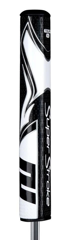 SuperStroke Zenergy Tour 5.0 putter grip, svart/vit