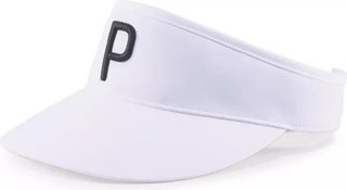 Puma P Visor Adj universal keps, bright white/black