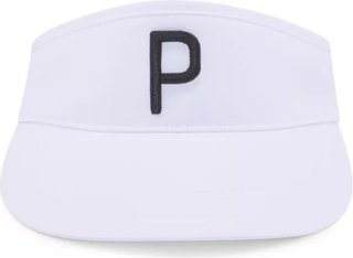 Puma P Visor Adj universal keps, bright white/black