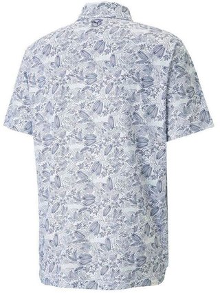 Puma Mattr Seaplanes herr polo, navy blazer/tropical aqua