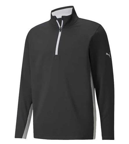 Puma Gamer 1/4 Zip herr sweatshirt, svart