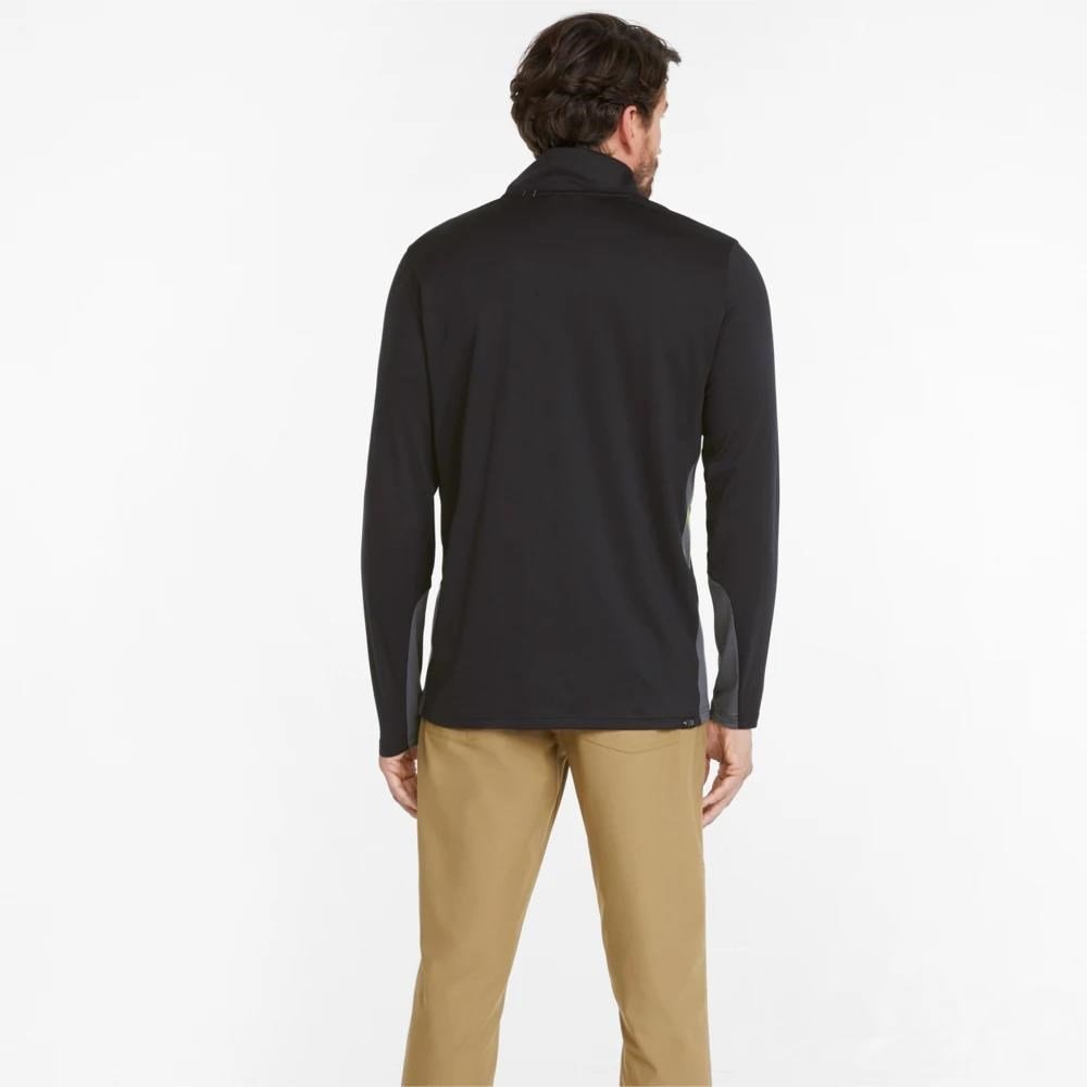 Puma Gamer 1/4 Zip herr sweatshirt, svart