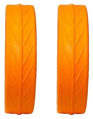 JuCad Däck för bakhjul (2 däck för JuCad bakhjul), orange