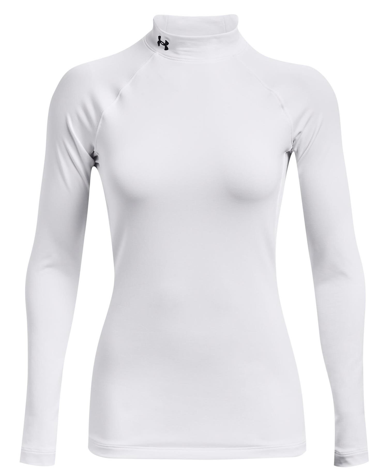 Under Armour Authentics Mockneck dam baslager, vit