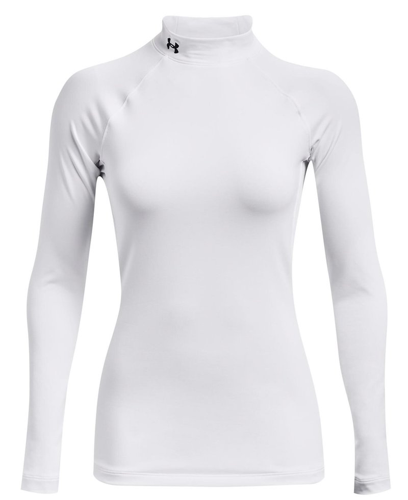 Under Armour Authentics Mockneck dam baslager, vit