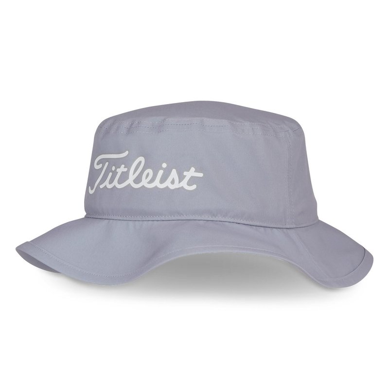 Titleist Breezer herr bucket hat, grå/vit