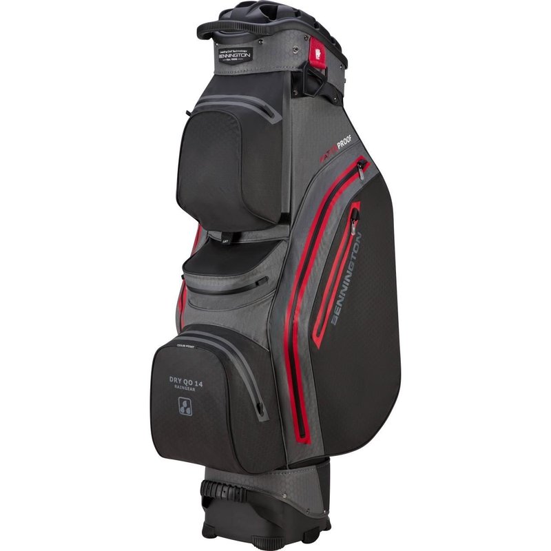 Bennington DRY-QO 14 Waterproof cart bag, black/grey/red