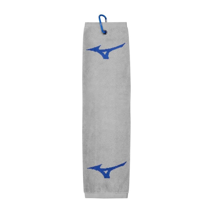 Mizuno RB Tri Fold golfhandduk, grå