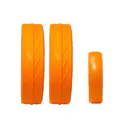 JuCad tires - 2 bakhjul, 1 framhjul, orange