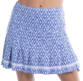 Lucky in Love Ikat Pleated golf short skort 2023 dam kjol, shadow