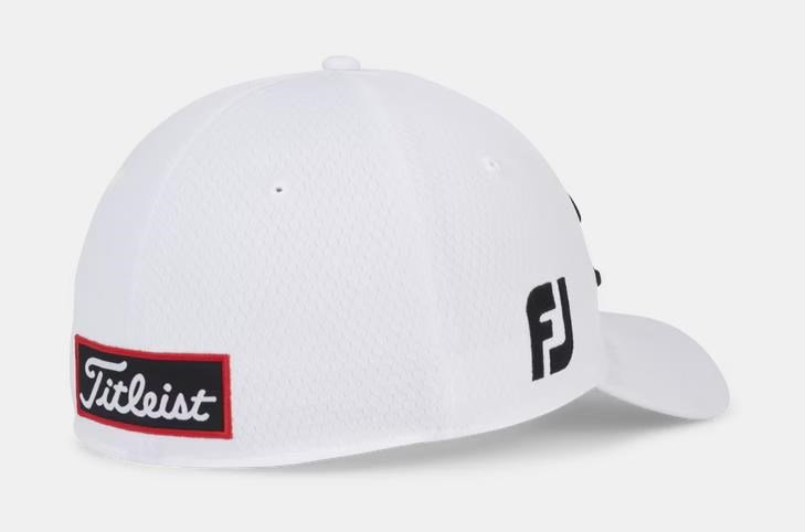 Titleist Tour Elite herr keps, vit/svart