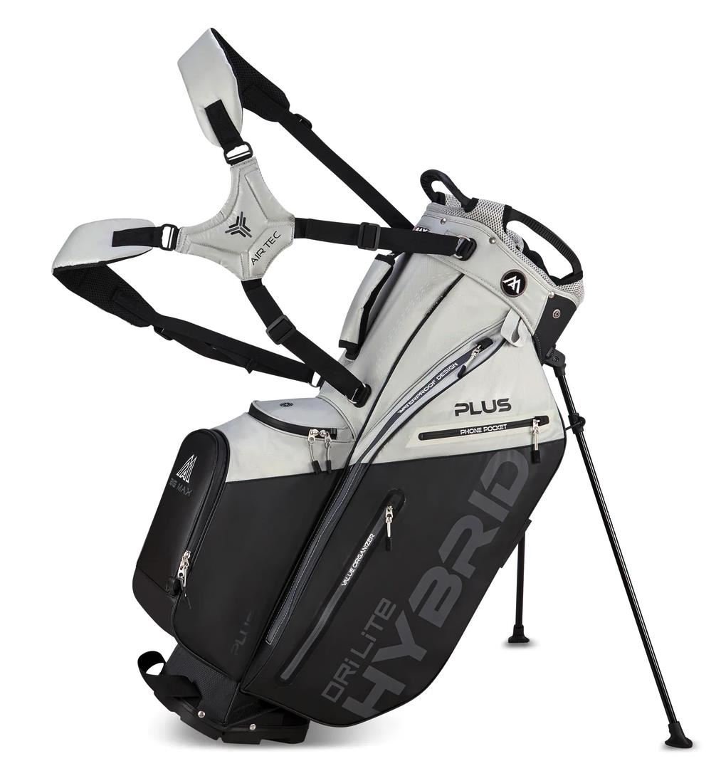 Big Max Dri Lite Hybrid Plus stand bag, grey/black