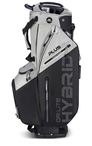 Big Max Dri Lite Hybrid Plus stand bag, grey/black