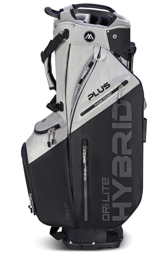 Big Max Dri Lite Hybrid Plus stand bag, grey/black