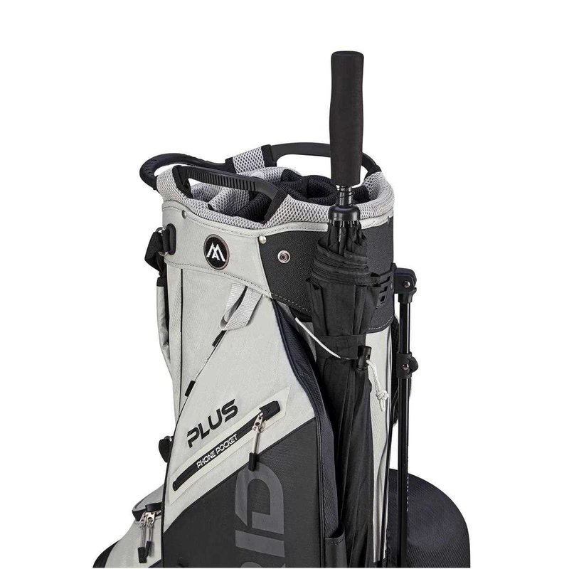 Big Max Dri Lite Hybrid Plus stand bag, grey/black