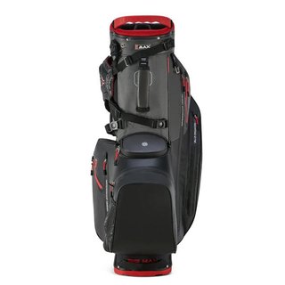 Big Max AQUA Hybrid 4 stand bag, black/charcoal/red