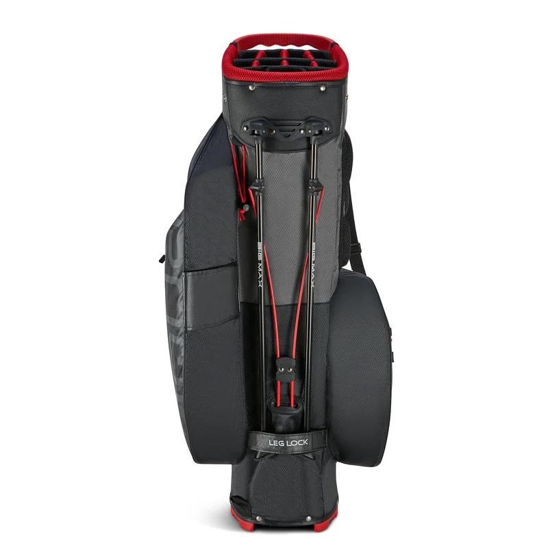 Big Max AQUA Hybrid 4 stand bag, black/charcoal/red