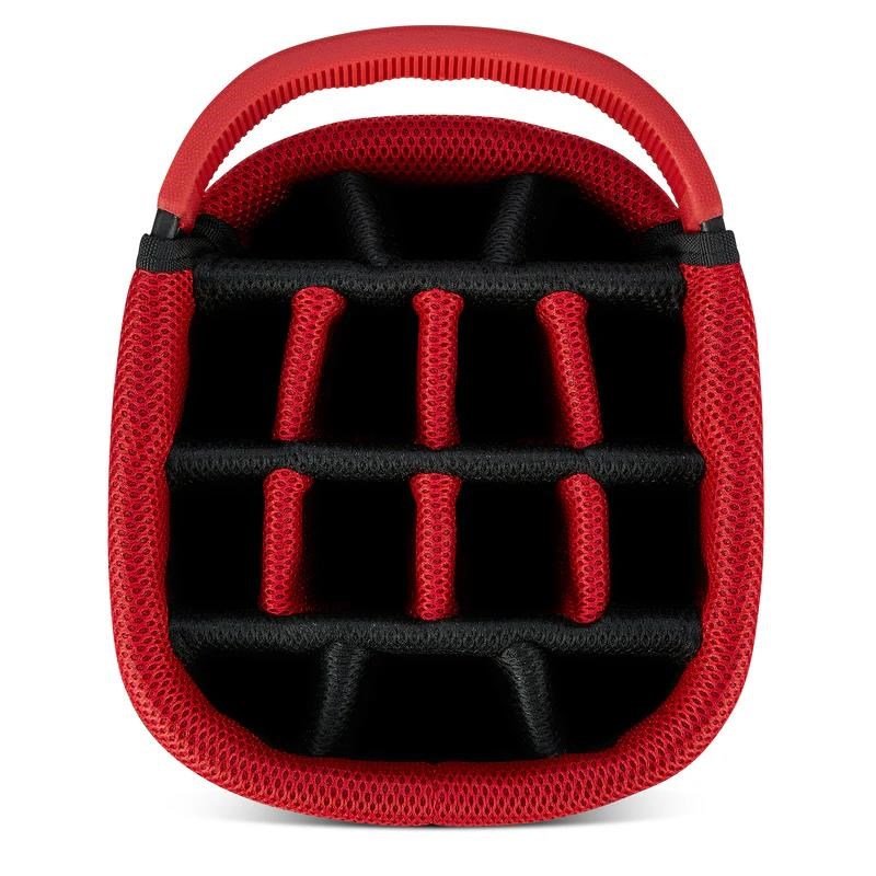 Big Max AQUA Hybrid 4 stand bag, black/charcoal/red