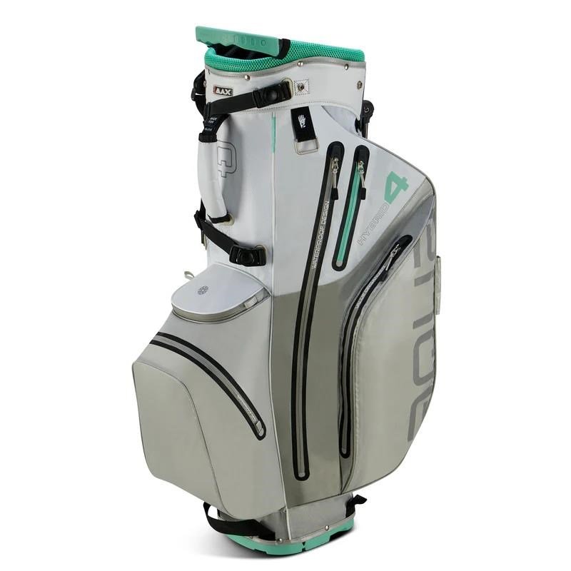 Big Max AQUA Hybrid 4 stand bag, white/grey/mint