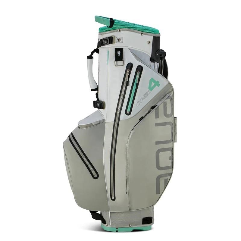 Big Max AQUA Hybrid 4 stand bag, white/grey/mint