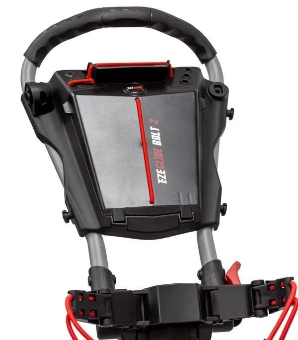 Ezeglide Bolt 2 + Easy Opening manuell vagn, grå/röd