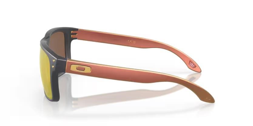 Oakley Holbrook Steel Colection Matte Carbon Prizm 24K Polarized solglasögon