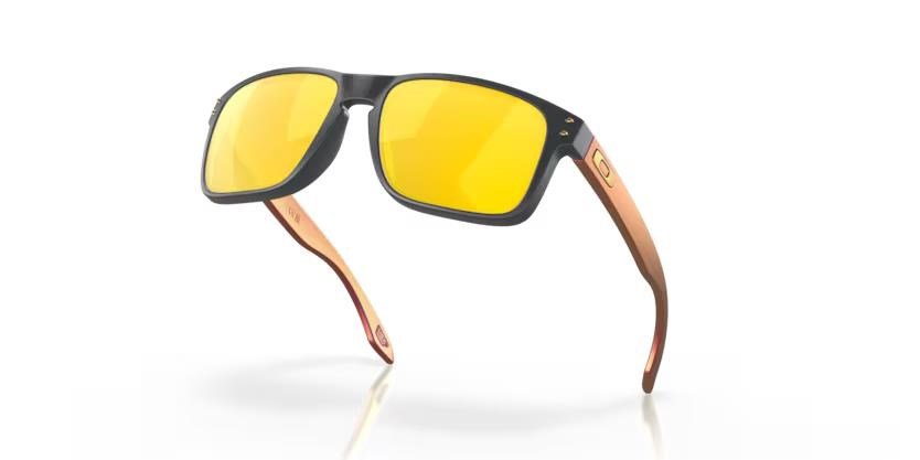 Oakley Holbrook Steel Colection Matte Carbon Prizm 24K Polarized solglasögon